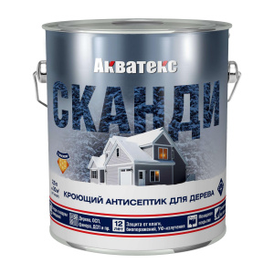 Антисептик кроющий Акватекс Сканди графит 2,5 л Рогнеда — Лескрафт Антисептик кроющий Акватекс Сканди графит 2,5 л Рогнеда