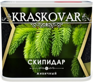 Скипидар живичный Kraskovar бесцветный 0,5 л Kraskovar (до апреля 2026)