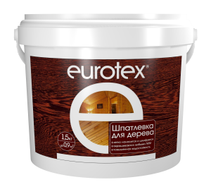 Шпатлевка по дереву EUROTEX PROF береза 1,5 кг Рогнеда 